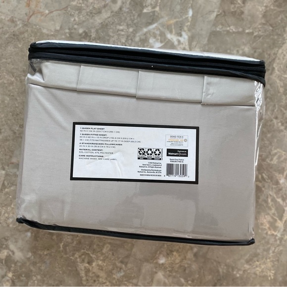 Hotel Style 1200 Thread Count 6-Piece queen Sheet Set - Picture 3 of 3